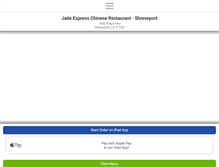 Tablet Screenshot of jadeexpresschinese.com